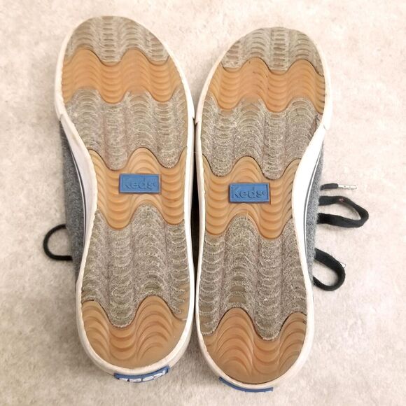 Keds Womens Double Up WF53504 Size 8 Black Gray Lace Up Casual Sneaker - Picture 9 of 11